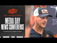 Eric Morris 2026 Football Media Day News Conference