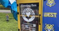 Madison Countians dedicate blessing box at Denmark Elementary School