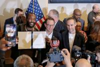 Gov. Shapiro makes a unexpected cameo in his friend and fellow criminal justice reform advocate Meek Mill’s new music video