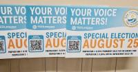 Aug. 25 election to approve city sales tax extension, run-offs