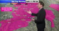 Critical fire conditions in Eastern Washington and Northern Oregon through Saturday