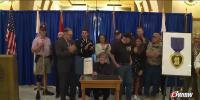 Kansas declared a Purple Heart State on Purple Heart Day