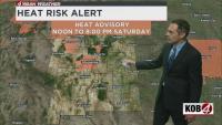 Heat advisories and storms expected in parts of New Mexico