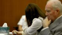 Killer Massachusetts mom told 'shut up' as she breaks down in tears seeing autopsy photos