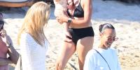 Nicole Kidman and Zoe Saldaña Vacation in Mykonos