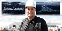 Elon Musk to construct largest building on EARTH in Texas - while Britain struggles to build one railway