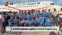 KTSS STUDENTS GET FIRSTHAND EXPERIENCE IN AVIATION ENGINEERING AT TOKUA AIRPORT