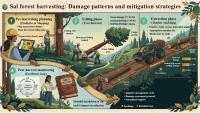 Harvesting Practices Reveal Hidden Damage in Sal Forests