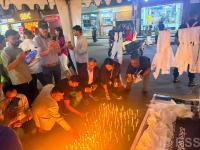 Candlelight Vigil Held in Thamel for Mountaineers Lost in Pakistan Avalanche