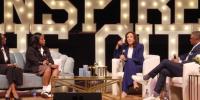 Kamala Harris appeared at New Orleans back-to-school rally
