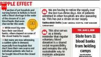 Kolkata Hospitals Ration Blood Supply After Closure of 11 Blood Banks