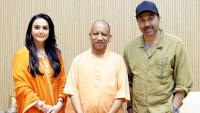 Sunny Deol, Preity Zinta Meet CM Yogi Adityanath, Gifts Ram Lalla Idol Ahead Of ‘Batwara 1947’ Release
