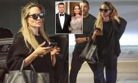 Angelina Jolie cuts a glum figure amid bitter Brad Pitt legal battle after ex asked court to order her to turn over financial records
