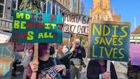 Australia: Greens promote bankrupt parliamentary appeals at NDIS protests