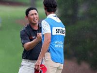 Hoey surges into crowded Wyndham race with 65