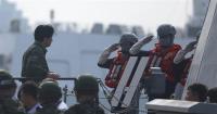 Lai boards missile boat for Taiwan coastal defense drill