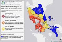 Red rainfall warning up over Metro Manila, nearby areas amid habagat