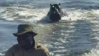 Terrifying moment huge hippo charges at boat full of tourists as beast lunges out of the water in pursuit