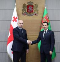 Meeting of Ambassador of Turkmenistan to Georgia with Minister of Internal Affairs of Georgia