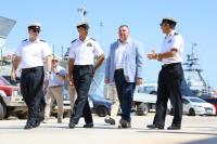 Over 10,000 hours at sea in 2025: Minister Glenn Bedingfield visits the AFM Maritime Squadron
