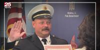 Retired Peoria Fire Department leader sworn in as assistant fire chief in Normal