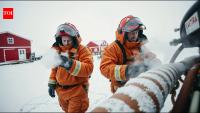 Antarctica is covered in ice, yet its dry desert climate makes fire so dangerous that the US maintains a full-time professional fire department