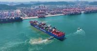 China's major port cargo ship departure tonnage rises 56.4 pct in July