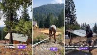A Rocky Mountains family got a $70,000 power quote, so they built their own solar system instead