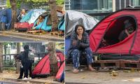 Row upon row of tents. Endless thefts from local shopkeepers. Bathing in the street: The Romanian and Bulgarian beggar encampment blighting the heart of London