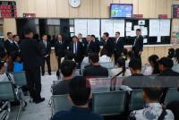 President U Min Aung Hlaing meets people seeking passport services at Myanmar Embassy in...