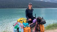 'I'm known as the only solo girl cycling the Americas'