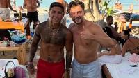 Love Island’s Sean Stone gets furious backlash from fans after he asks England’s World Cup nemesis for a holiday selfie