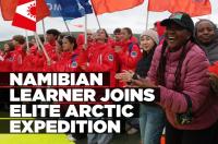 Namibian learner joins international expedition to the North Pole aboard nuclear icebreaker