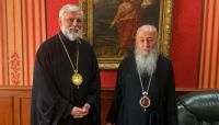 Metropolitan Onuphry meets with Serbian Church hierarch