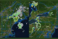 Maine Sees Overnight Rain Showers Exit While Another More Organized Storm System Approaches From the West Amid Hot Uncomfortable Heat Today