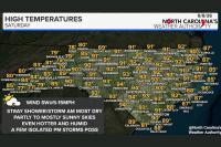 North Carolina Turns Even Hotter and More Humid This Saturday as Charlotte and Raleigh Push Into the Low 90s With Isolated Storms