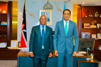 Somali Embassy in Kenya hosts Kenyan military academy chief