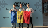 Students from Durlești won three medals at an international AI competition