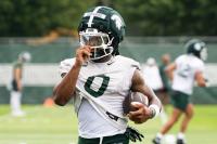 Michigan State tackles dorm rooms and bathroom knocks in throwback camp