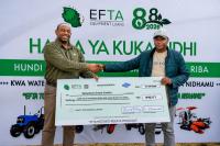 EFTA refunds 100m/- in interest to 37 Tanzanian farmers at the Nane Nane  Exhibition