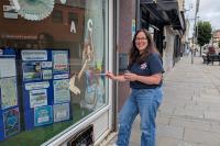 Local businesses join forces for colourful summer window trail in Welsh town