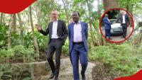 Kalonzo Musyoka gives glimpse of his home, 1987 Mercedes-Benz W123 while hosting German Ambassador
