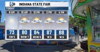 Sunny skies, warm weather forecast for second day of Indiana State Fair