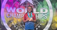 Irvinestown girl returns from Las Vegas with celebrity coach and haul of medals