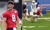 Struggling NFL QB endures another training camp nightmare as footage goes viral of his latest bumbling mistake