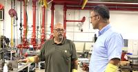 Yakym visits Morrison Products as a part of his Hoosier Heartland tour