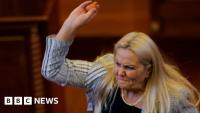 Watch: Moment opposition MP throws eggs at Kosovo's acting PM