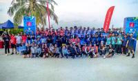First corporate relay race held in the Maldives
