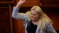 Shocking moment Kosovo politician throws EGGS at country’s acting prime minister as gov chamber plunged into chaos