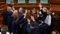 Video: Eggs thrown at Kosovo PM after he seeks more time for coalition talks